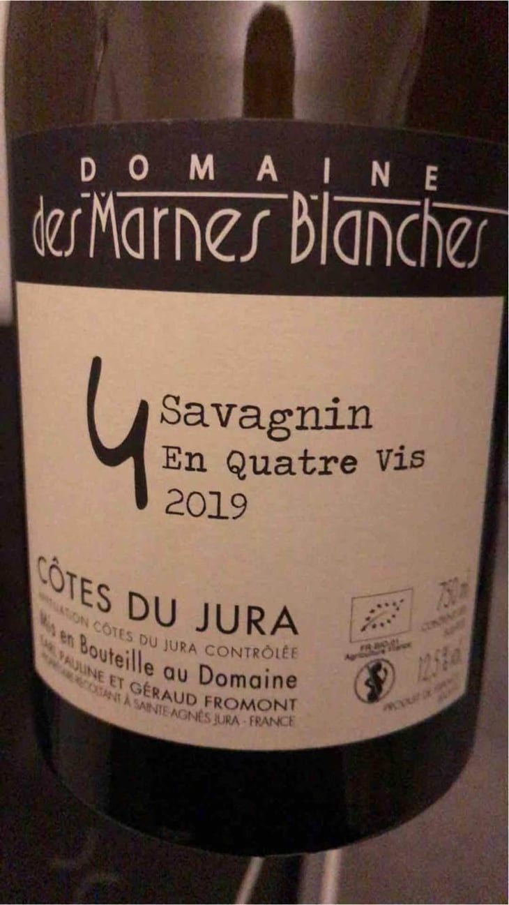 En Quatre Vis Savagnin - Domaine Des Marnes Blanches - Pauline & Géraud Fromont 
