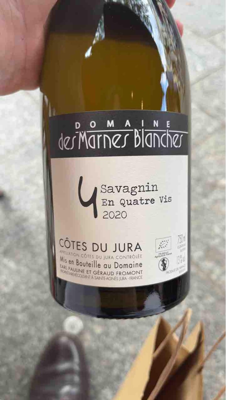 En Quatre Vis Savagnin - Domaine Des Marnes Blanches - Pauline & Géraud Fromont 