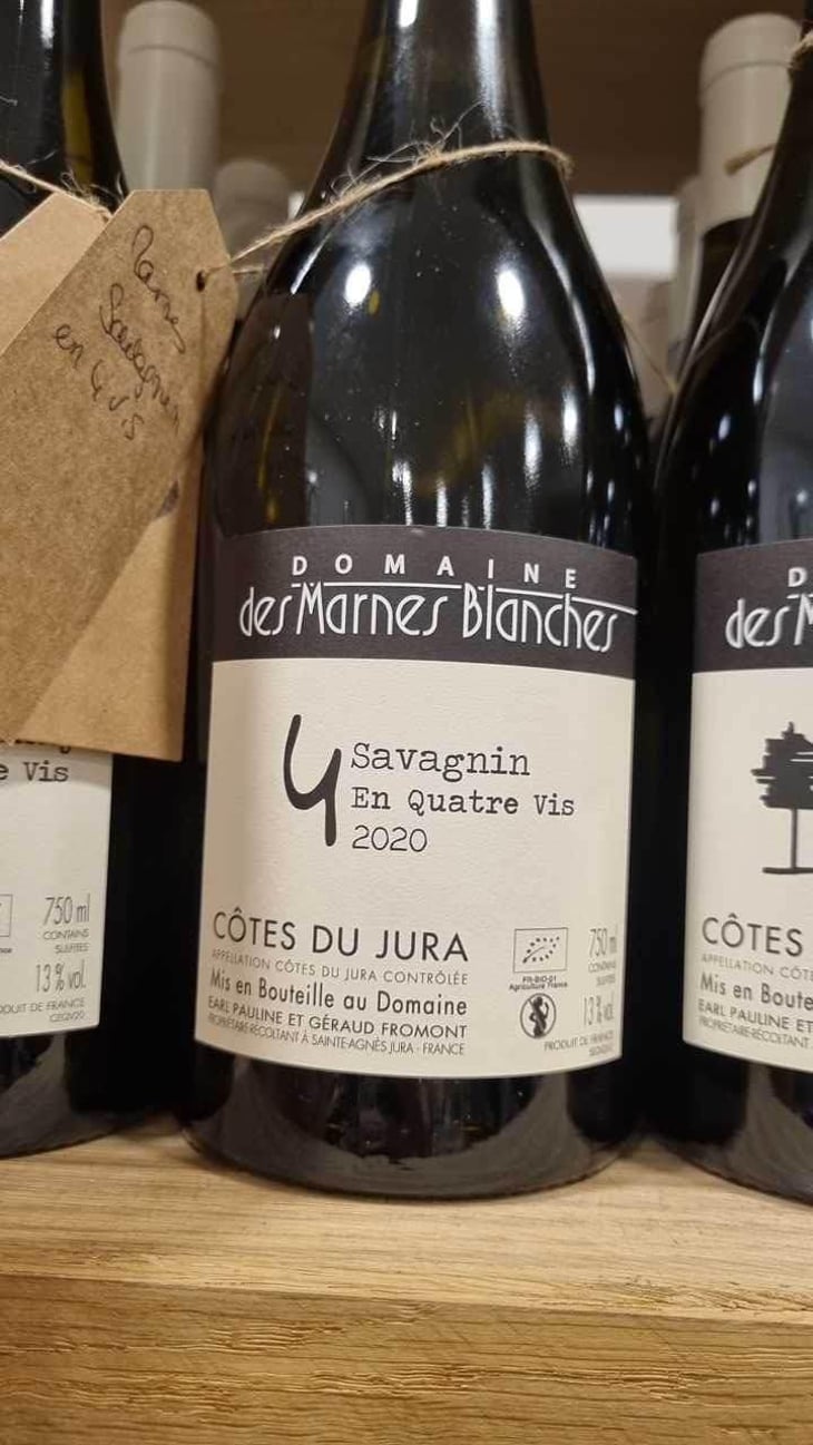 En Quatre Vis Savagnin - Domaine Des Marnes Blanches - Pauline & Géraud Fromont 
