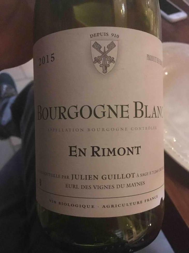 En Rimont - Clos des Vignes du Maynes - Julien Guillot 