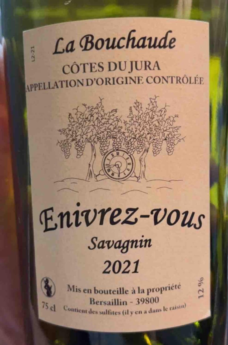 Enivrez-vous - Domaine de la Bouchaude - Anne Petitot -2021