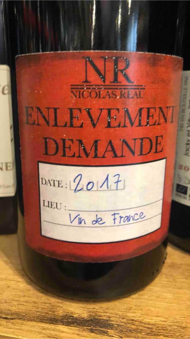 Enlèvement Demandé - Le Clos des Treilles - Nicolas Reau 