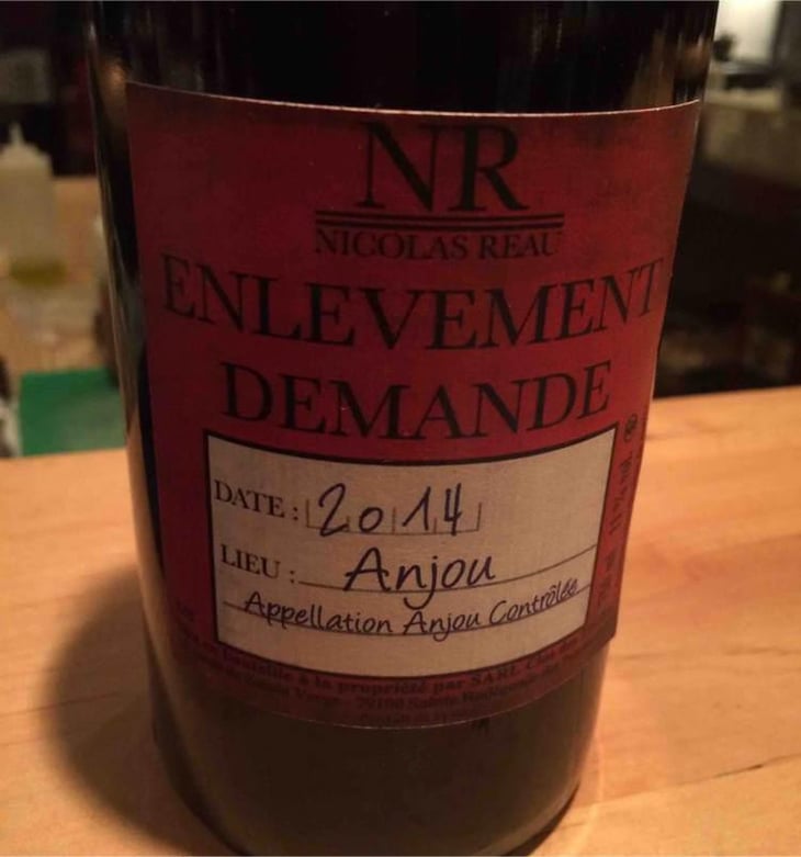 Enlèvement Demandé - Le Clos des Treilles - Nicolas Reau 