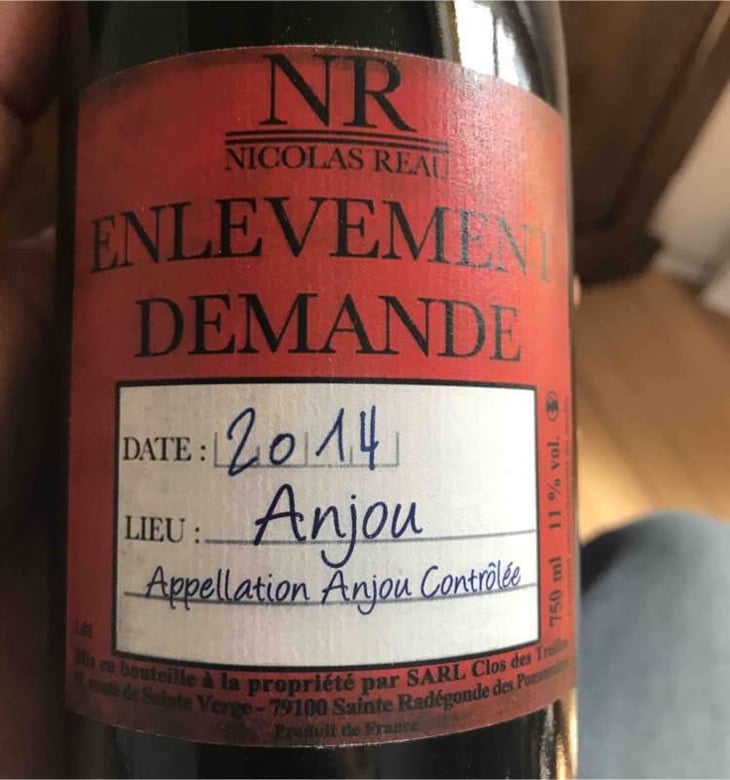 Enlèvement Demandé - Le Clos des Treilles - Nicolas Reau 