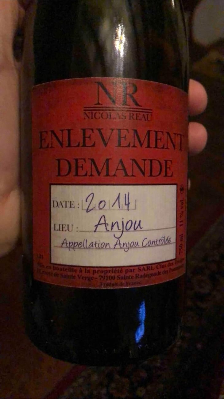 Enlèvement Demandé - Le Clos des Treilles - Nicolas Reau 