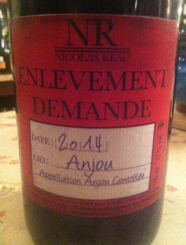 Enlèvement Demandé - Le Clos des Treilles - Nicolas Reau 