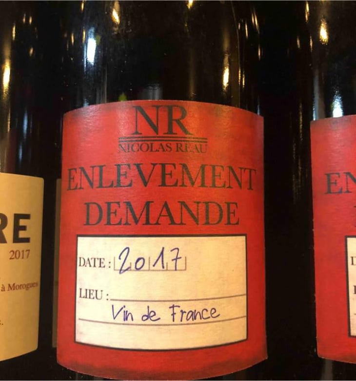 Enlèvement Demandé - Le Clos des Treilles - Nicolas Reau 