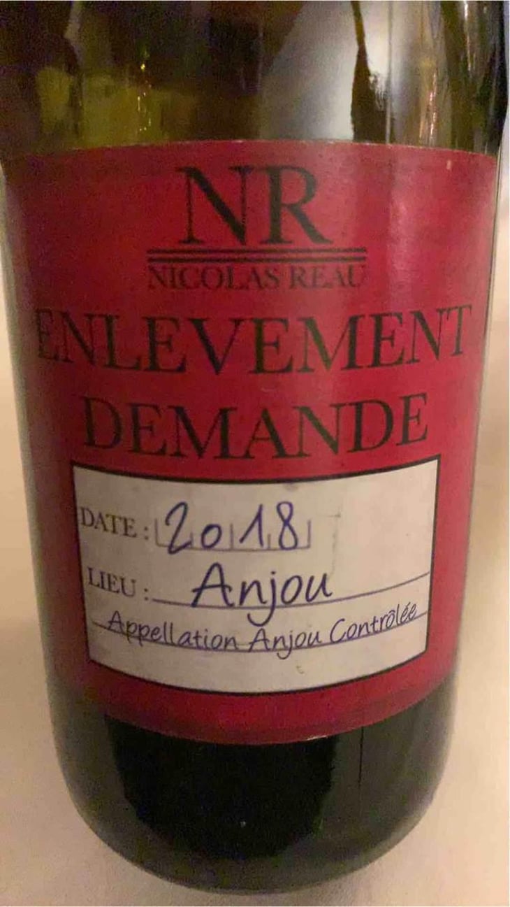 Enlèvement Demandé - Le Clos des Treilles - Nicolas Reau 