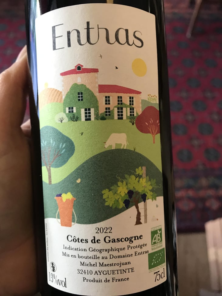 Entras blanc - Domaine Entras - Michel Maestrojuan -2021