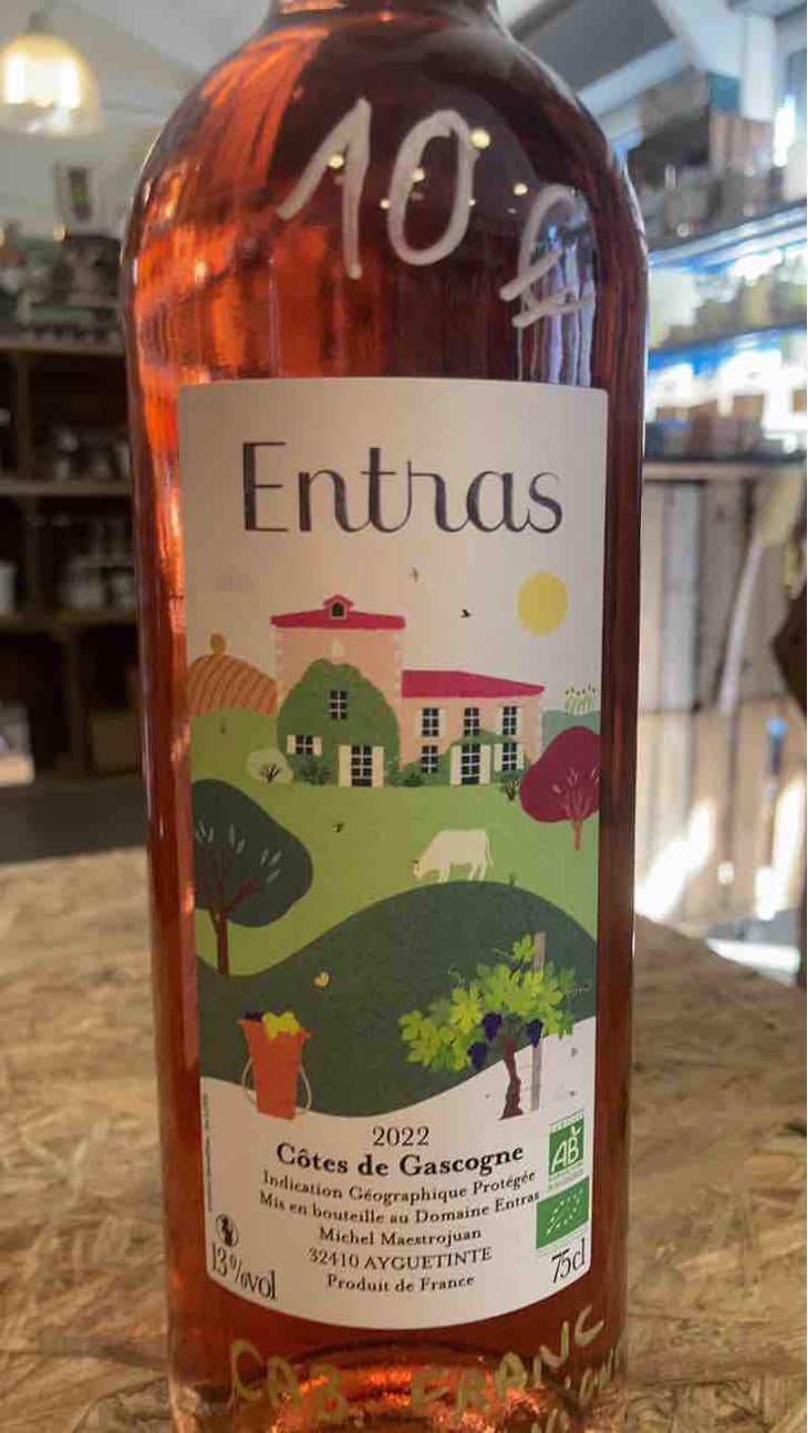 Entras blanc - Domaine Entras - Michel Maestrojuan -2021