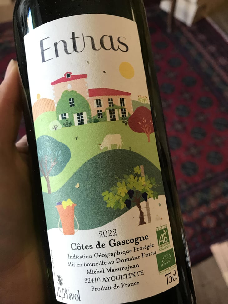 Entras rouge - Domaine Entras - Michel Maestrojuan -2020