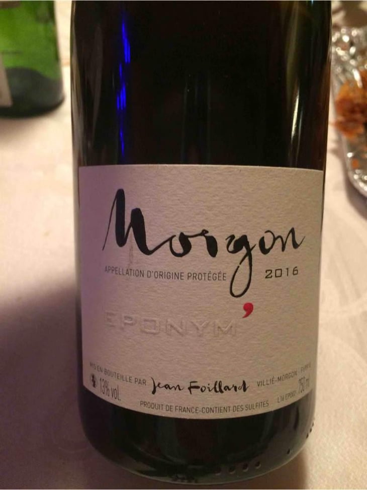 Morgon “Eponym'” - Jean Foillard - Jean Foillard 