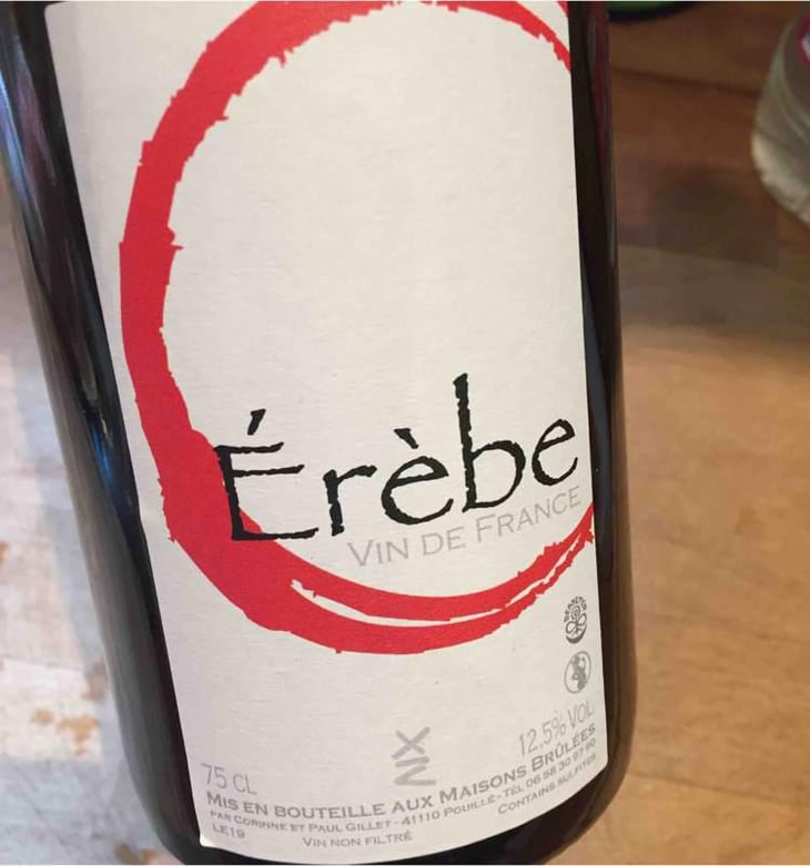 Érèbe - Domaine des Maisons Brûlées - Corinne & Paul Gillet 