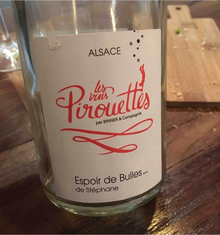 Espoir de Bulles - Gewürztraminer de Stéphane - Les Vins Pirouettes - Pierre Sanchez, Rémi Ségura & Xavier Couturier 