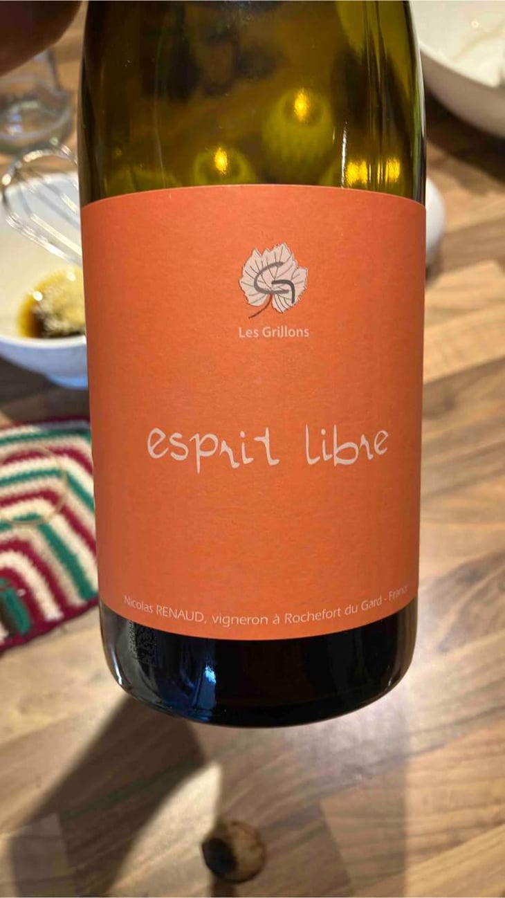 Esprit Libre - Clos des Grillons - Nicolas Renaud 