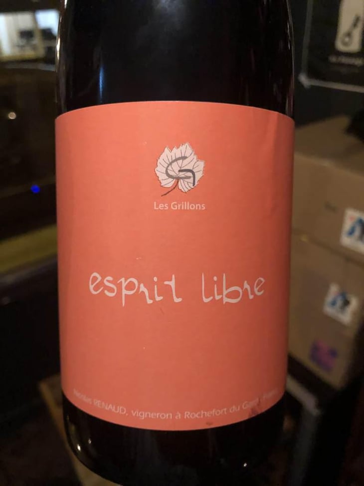 Esprit Libre - Clos des Grillons - Nicolas Renaud 