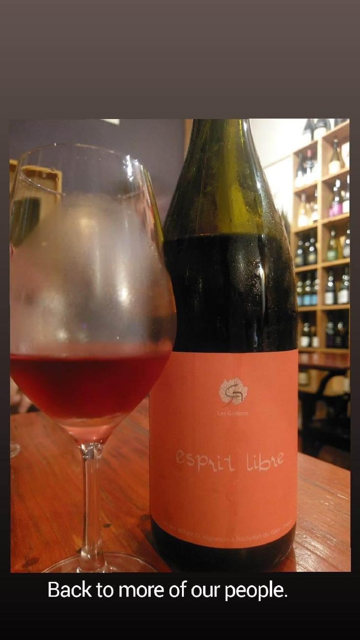 Esprit Libre - Clos des Grillons - Nicolas Renaud 