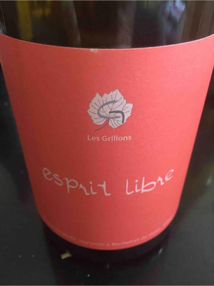 Esprit Libre - Clos des Grillons - Nicolas Renaud 