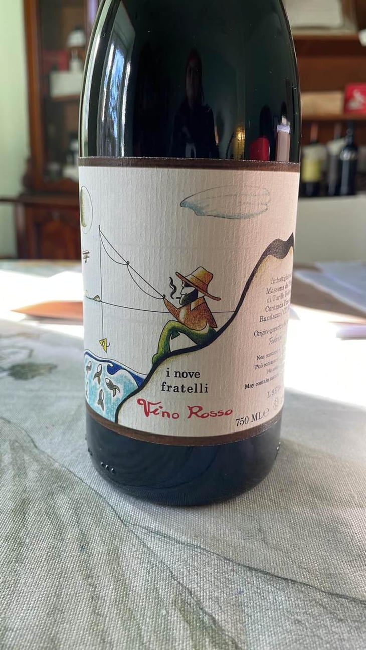 Etna Rosso DOC “I Nove Fratelli” - Masseria del Pino - Federica Turillo & Cesare Fulvio 