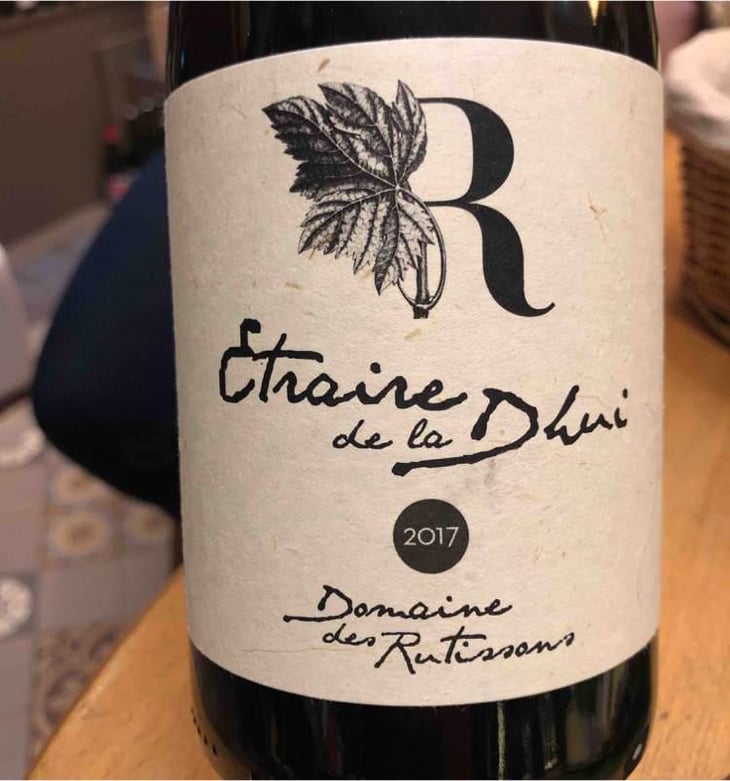 Etraire de la Dhui - Domaine Des Rutissons - Laurent Fondimare et Wilfrid Debroize 