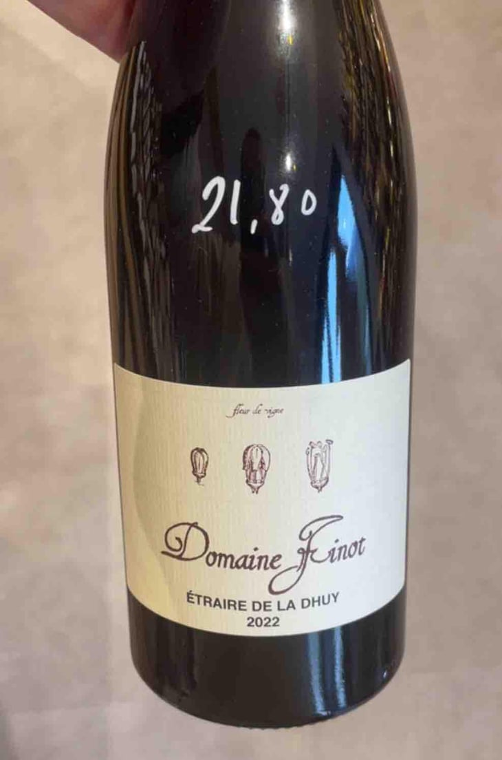 Étraire De La Dhuy - Domaine Finot - Thomas Finot 