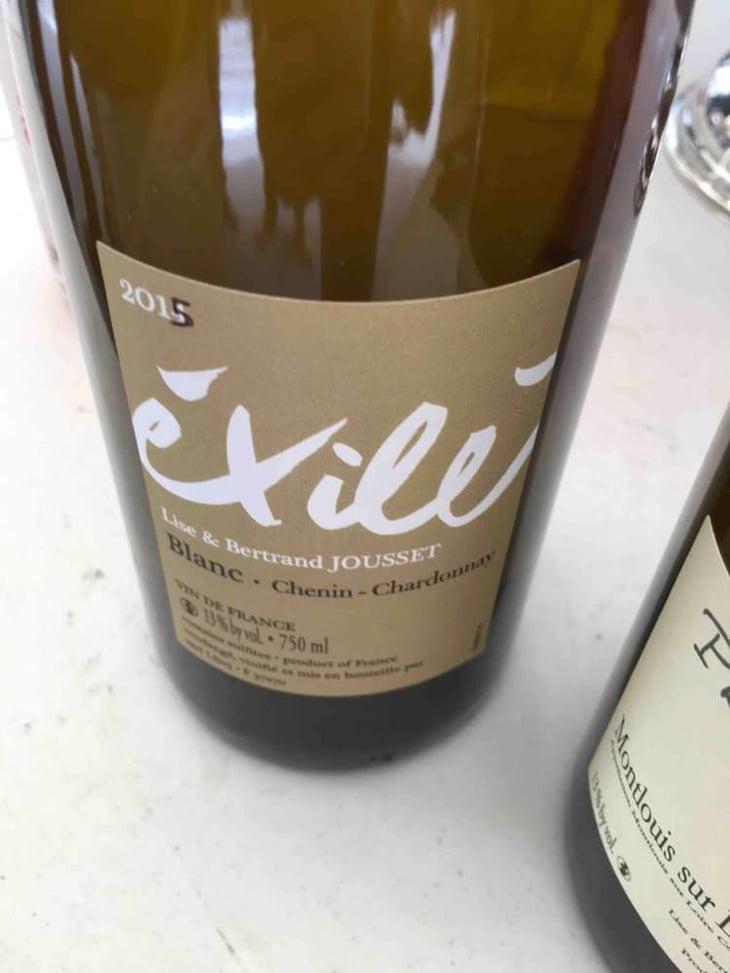 Exilé Blanc - Domaine Jousset - Lise & Bertrand Jousset 