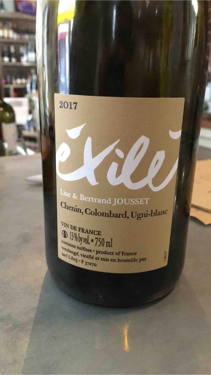 Exilé Blanc - Domaine Jousset - Lise & Bertrand Jousset 