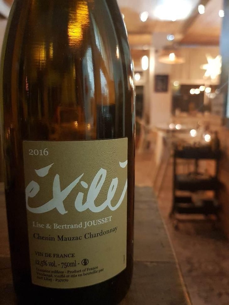 Exilé Blanc - Domaine Jousset - Lise & Bertrand Jousset 