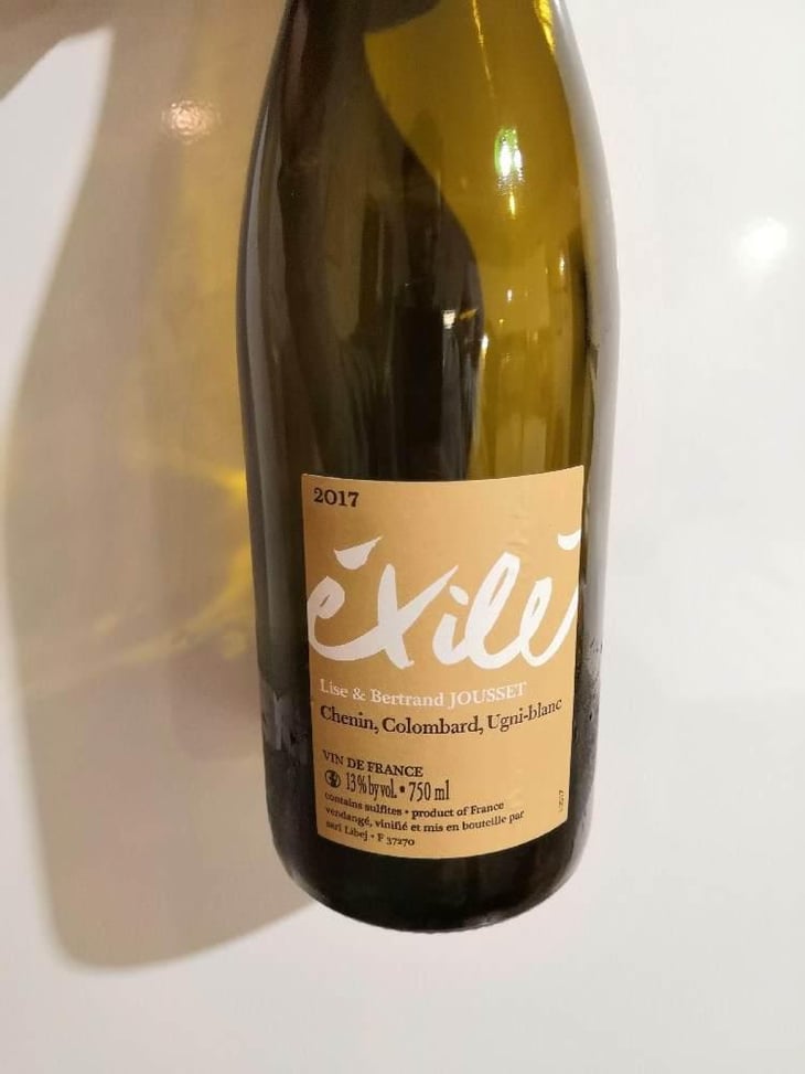 Exilé Blanc - Domaine Jousset - Lise & Bertrand Jousset 
