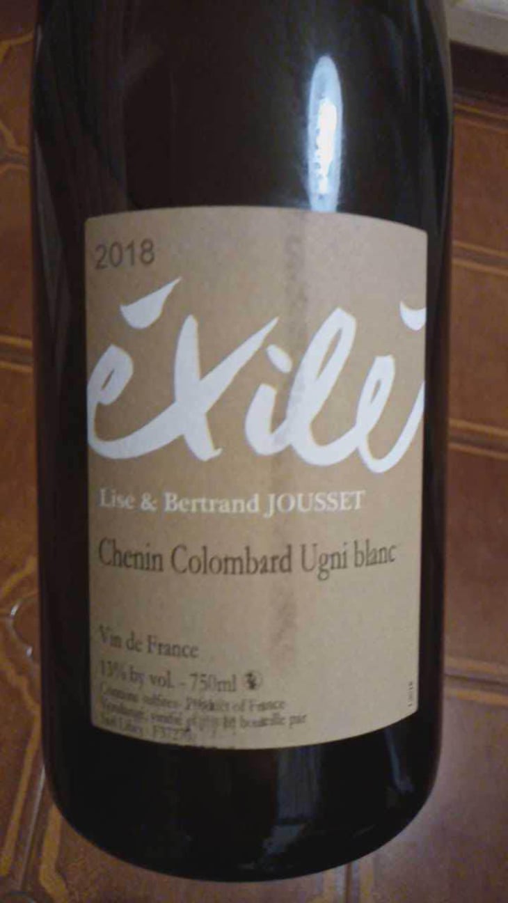 Exilé Blanc - Domaine Jousset - Lise & Bertrand Jousset 