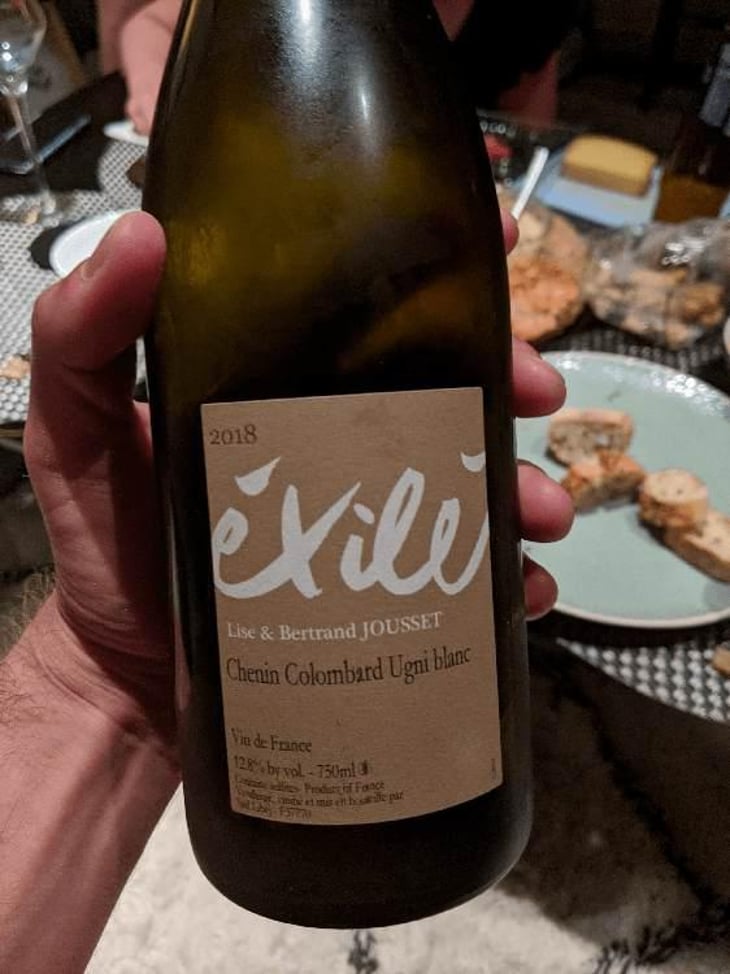Exilé Blanc - Domaine Jousset - Lise & Bertrand Jousset 