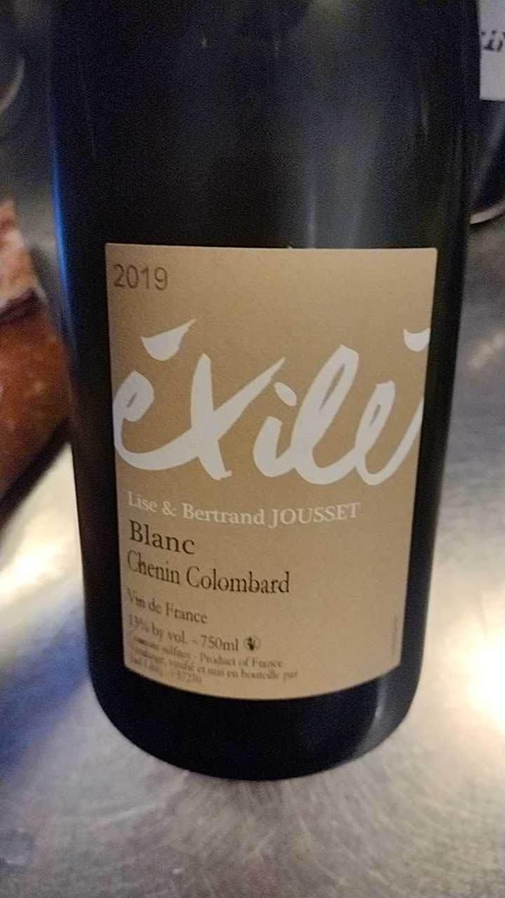 Exilé Blanc - Domaine Jousset - Lise & Bertrand Jousset 