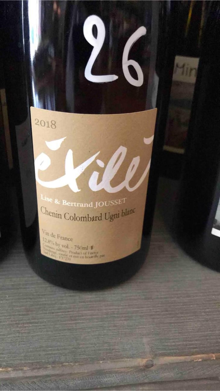 Exilé Blanc - Domaine Jousset - Lise & Bertrand Jousset 