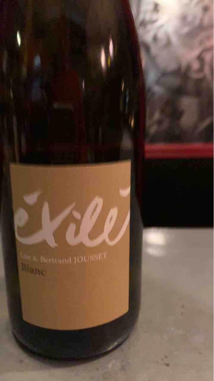 Exilé Blanc - Domaine Jousset - Lise & Bertrand Jousset 