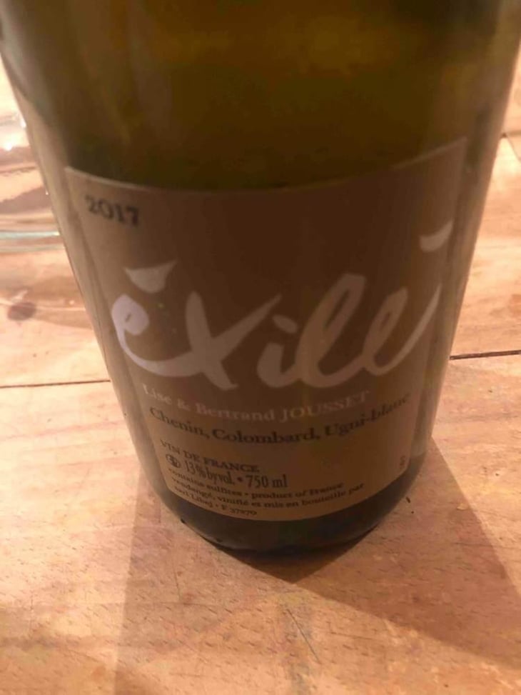Exilé Blanc - Domaine Jousset - Lise & Bertrand Jousset 