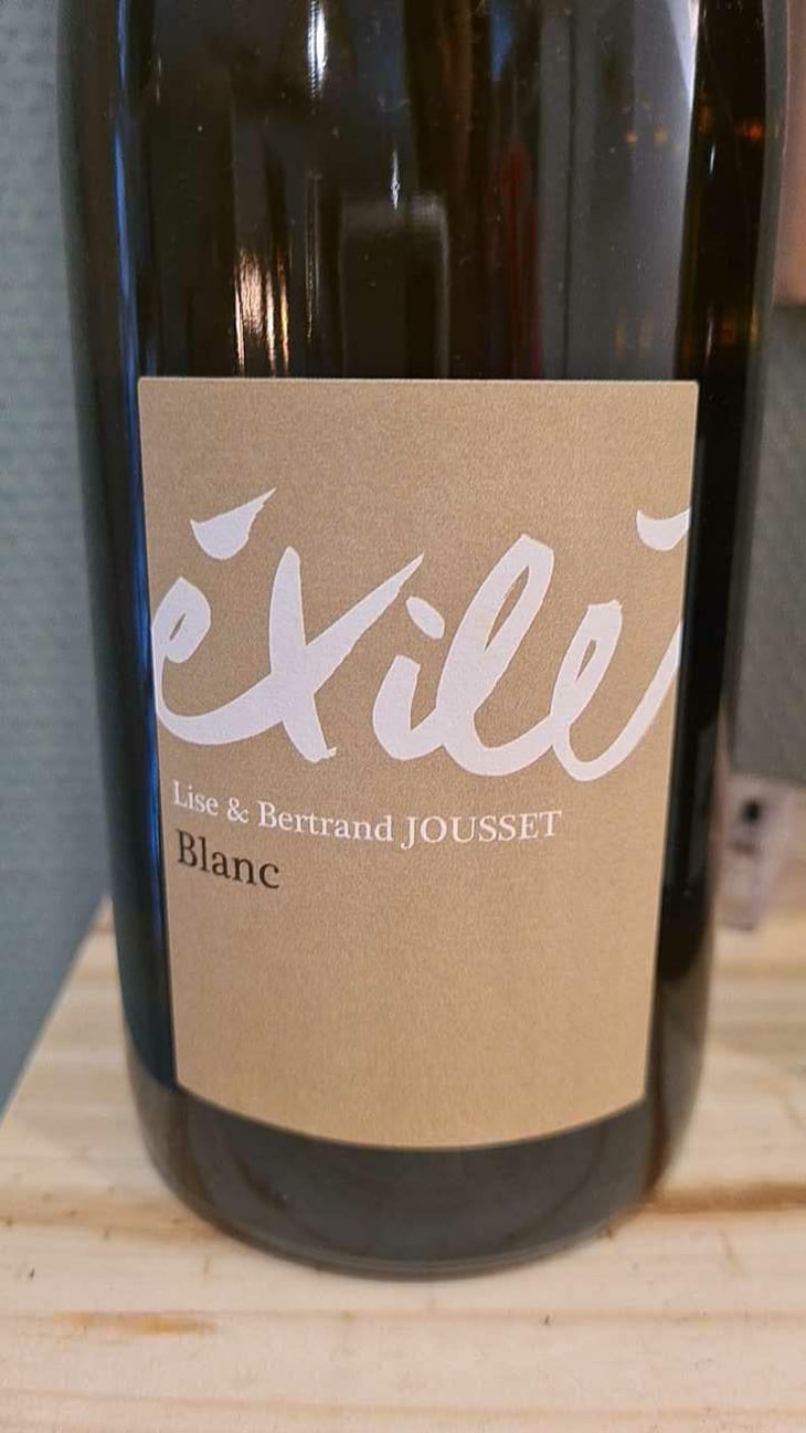 Exilé Blanc - Domaine Jousset - Lise & Bertrand Jousset 