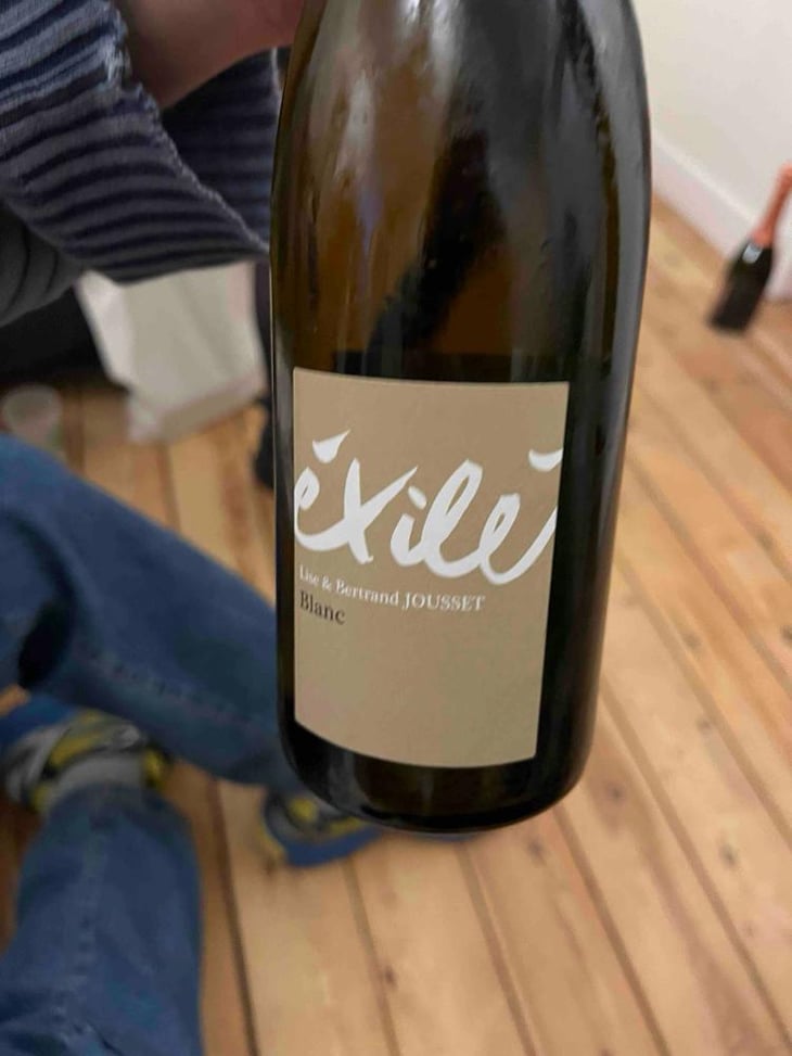 Exilé Blanc - Domaine Jousset - Lise & Bertrand Jousset 