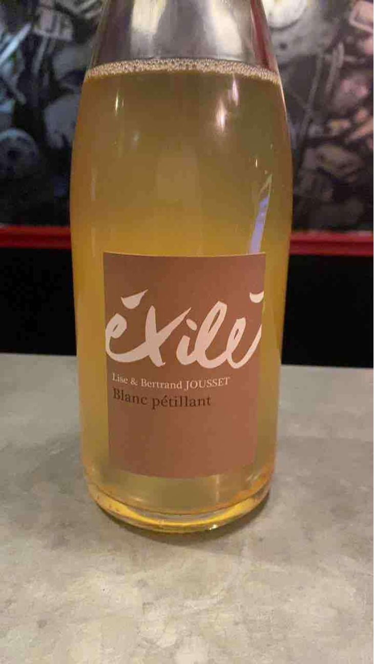 Exilé Blanc Pétillant - Domaine Jousset - Lise & Bertrand Jousset 