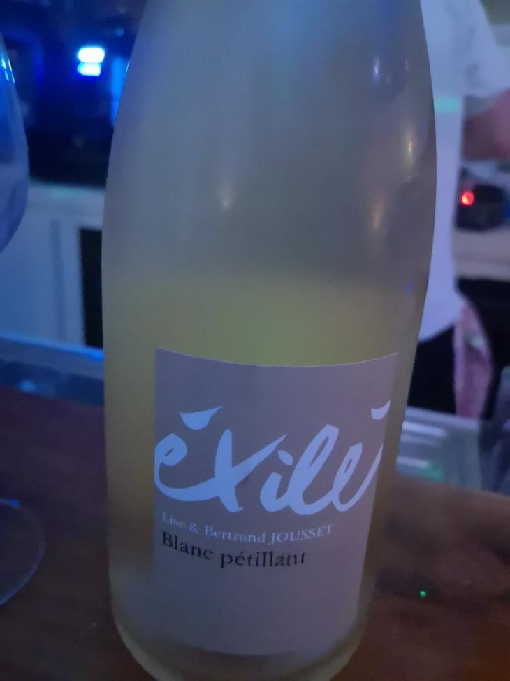 Exilé Blanc Pétillant - Domaine Jousset - Lise & Bertrand Jousset 