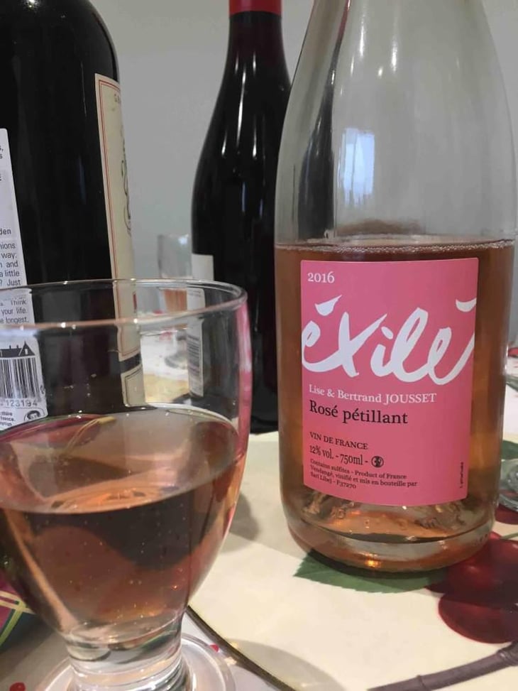 Éxilé Rosé Pétillant - Domaine Jousset - Lise & Bertrand Jousset 