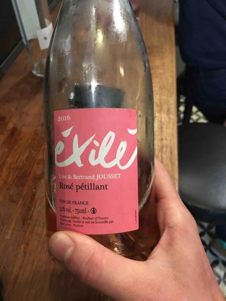 Éxilé Rosé Pétillant - Domaine Jousset - Lise & Bertrand Jousset 