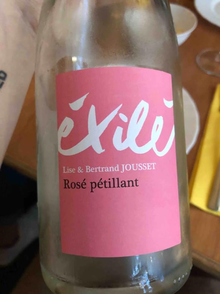 Éxilé Rosé Pétillant - Domaine Jousset - Lise & Bertrand Jousset 