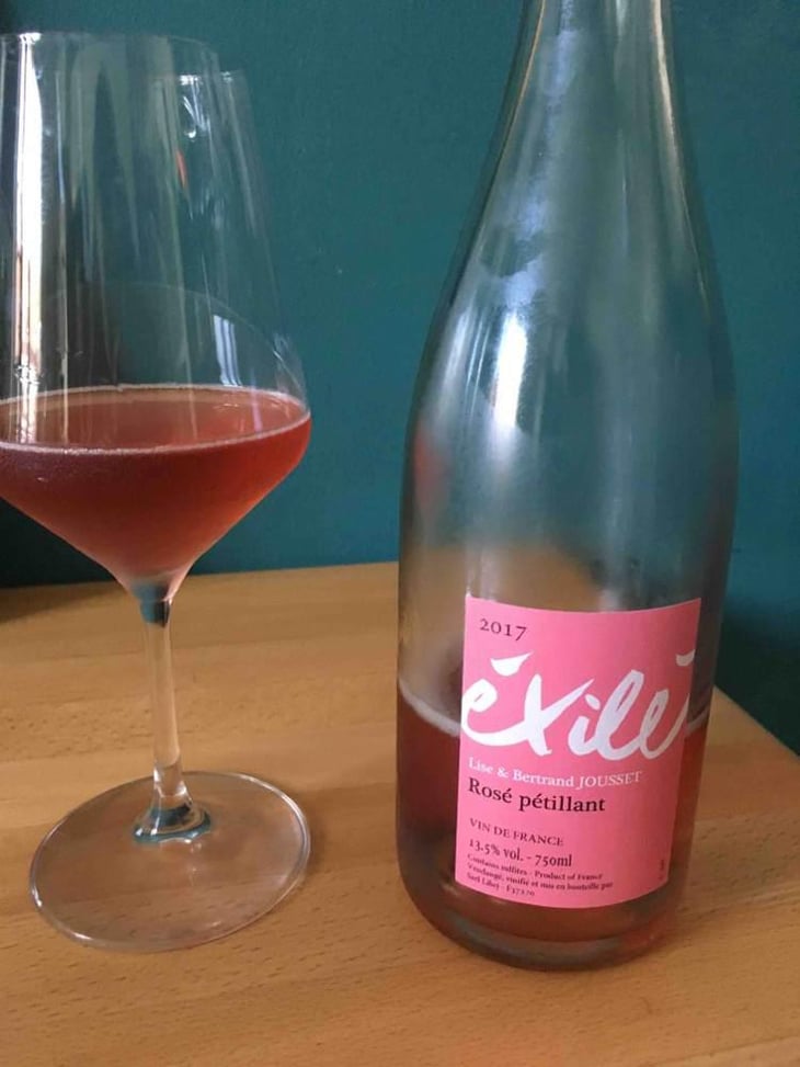Éxilé Rosé Pétillant - Domaine Jousset - Lise & Bertrand Jousset 