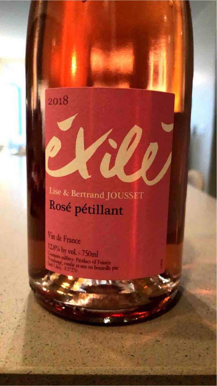 Éxilé Rosé Pétillant - Domaine Jousset - Lise & Bertrand Jousset 