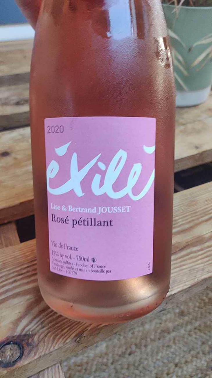 Éxilé Rosé Pétillant - Domaine Jousset - Lise & Bertrand Jousset 