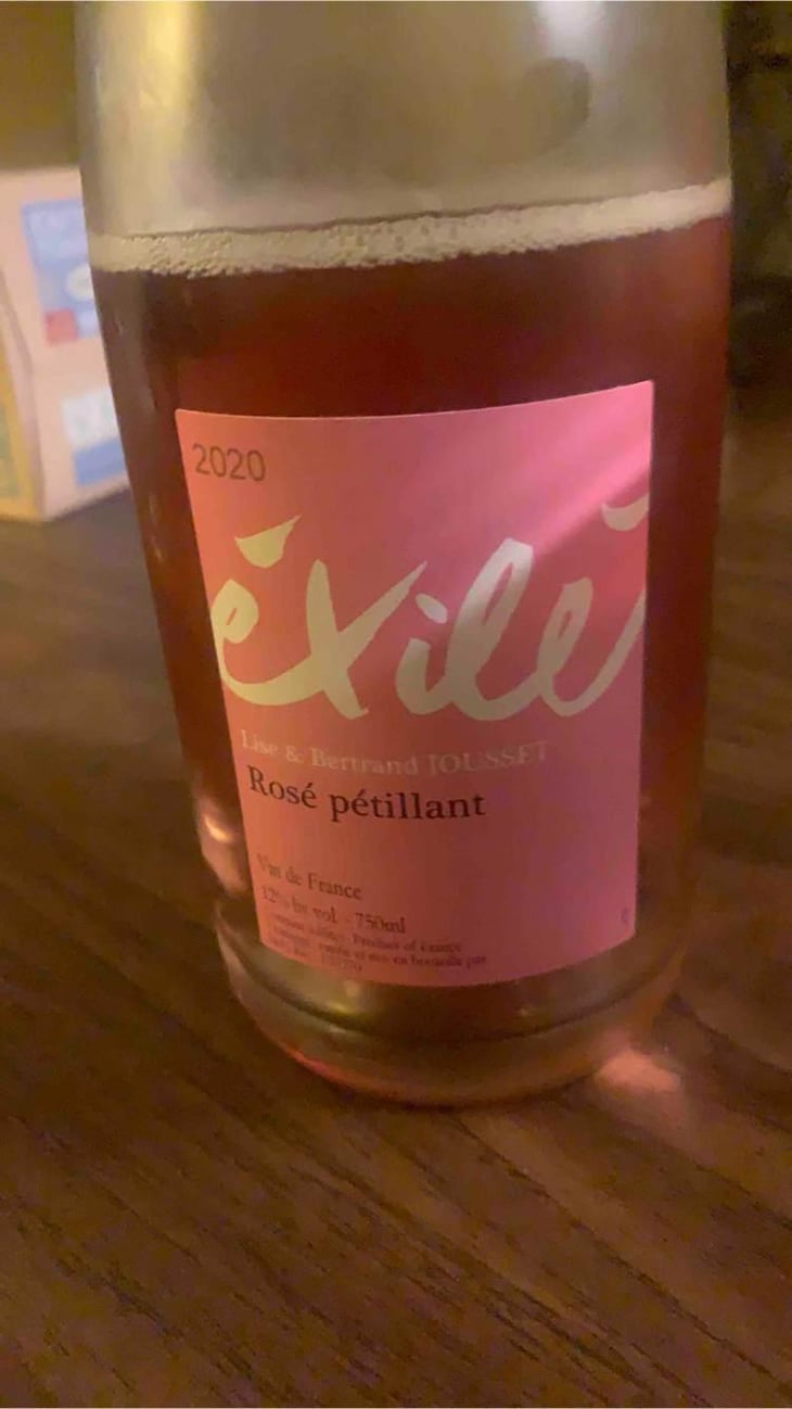 Éxilé Rosé Pétillant - Domaine Jousset - Lise & Bertrand Jousset 