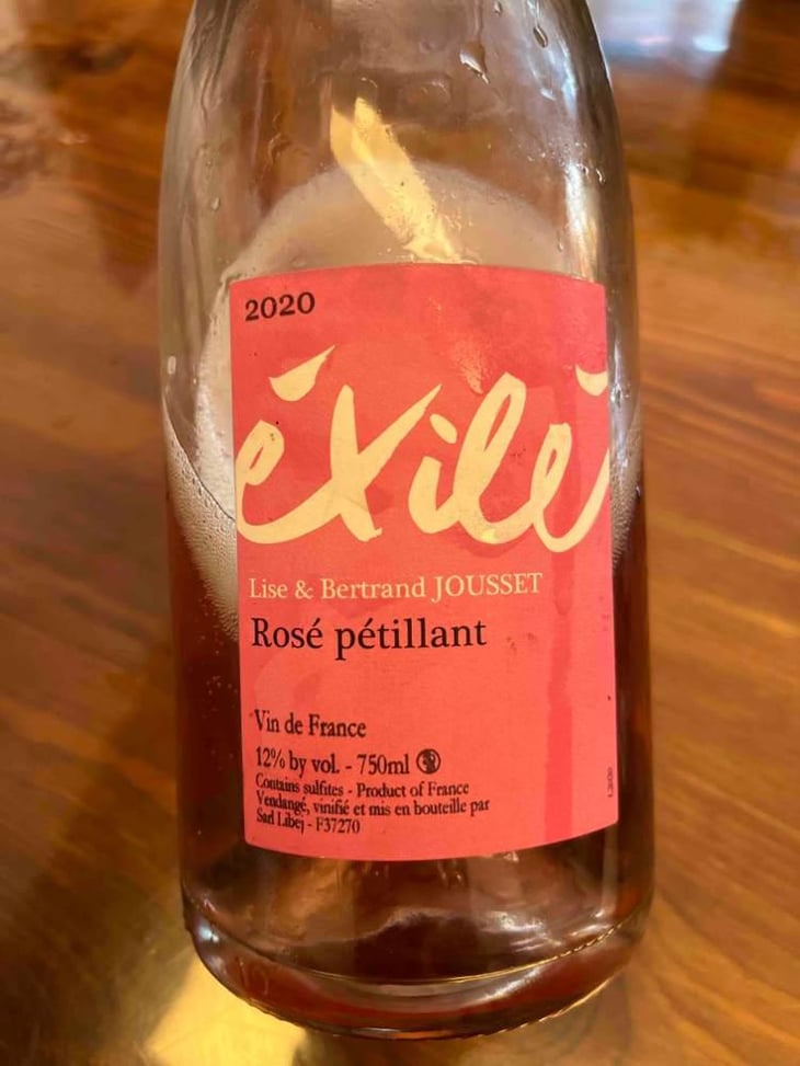 Éxilé Rosé Pétillant - Domaine Jousset - Lise & Bertrand Jousset 