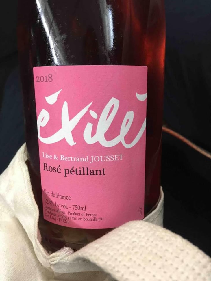 Éxilé Rosé Pétillant - Domaine Jousset - Lise & Bertrand Jousset 