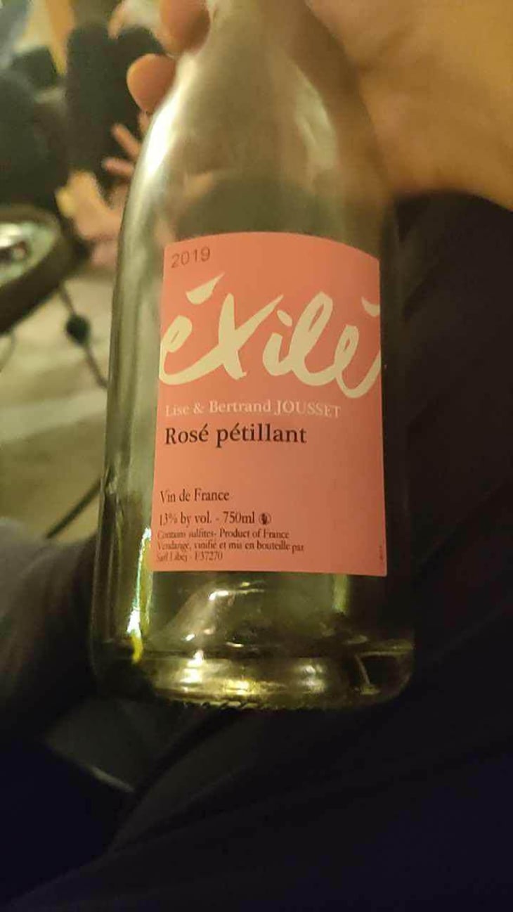 Éxilé Rosé Pétillant - Domaine Jousset - Lise & Bertrand Jousset 