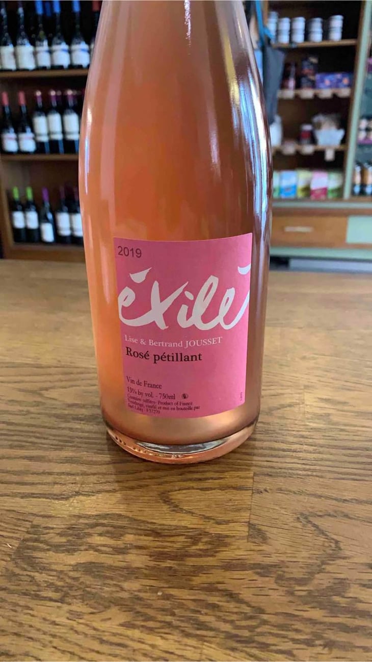 Éxilé Rosé Pétillant - Domaine Jousset - Lise & Bertrand Jousset 